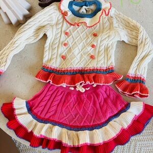 Baby girl Sweater and Skirt Set